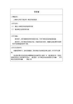 神经系统的组成