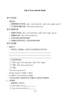 Unit 6 News and the Media