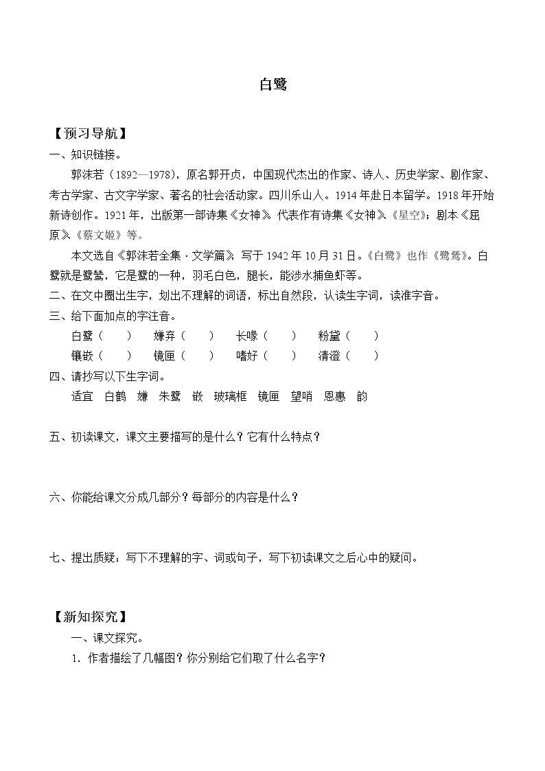 白鹭