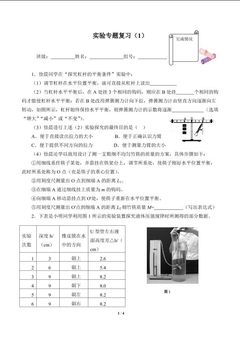 实验专题复习(1)(含答案)精品资源_学案1