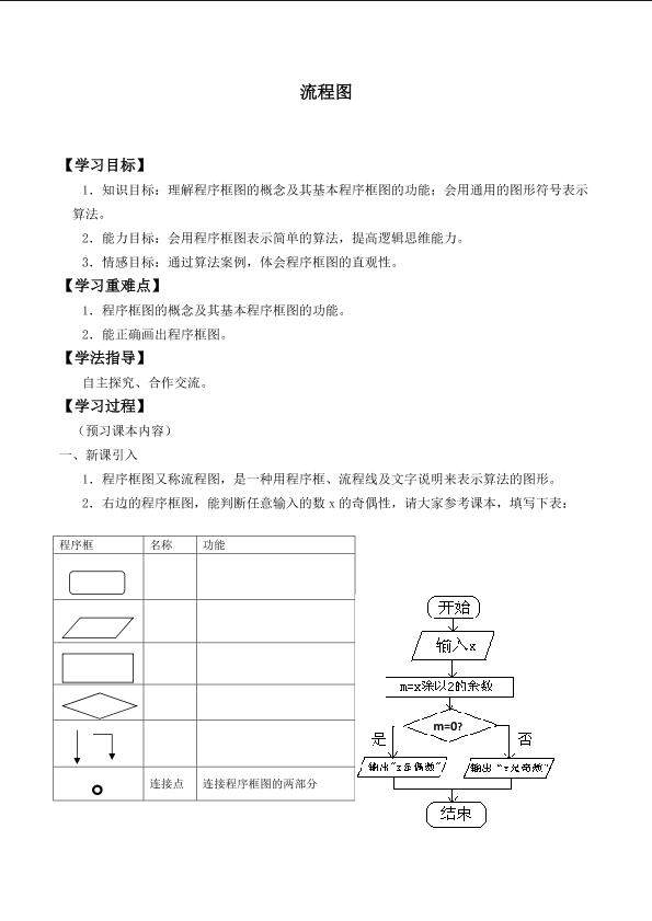 流程图_学案1