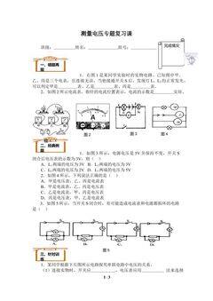 测量电压(含答案) 精品资源_学案3