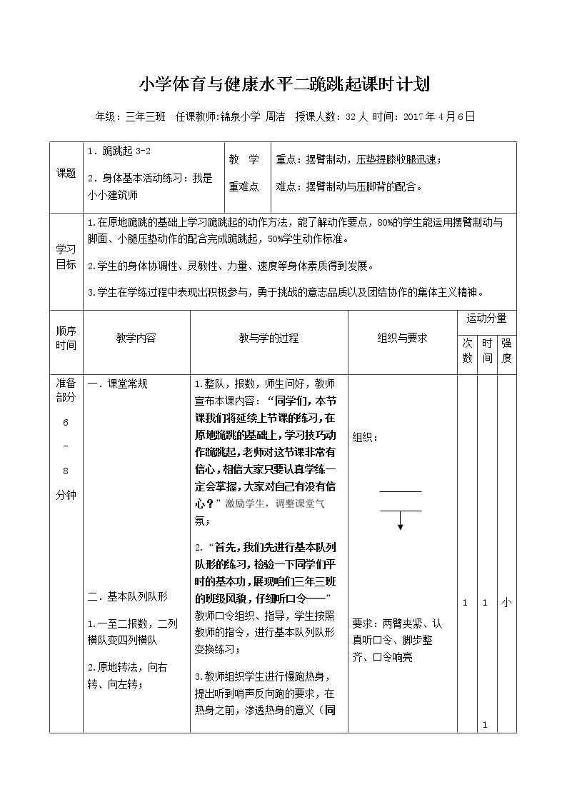 技巧：跪跳起