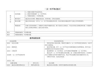 【★★】7年级数学苏科版下册教案第11单元 《单元复习》