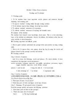 Reading and vocabulary