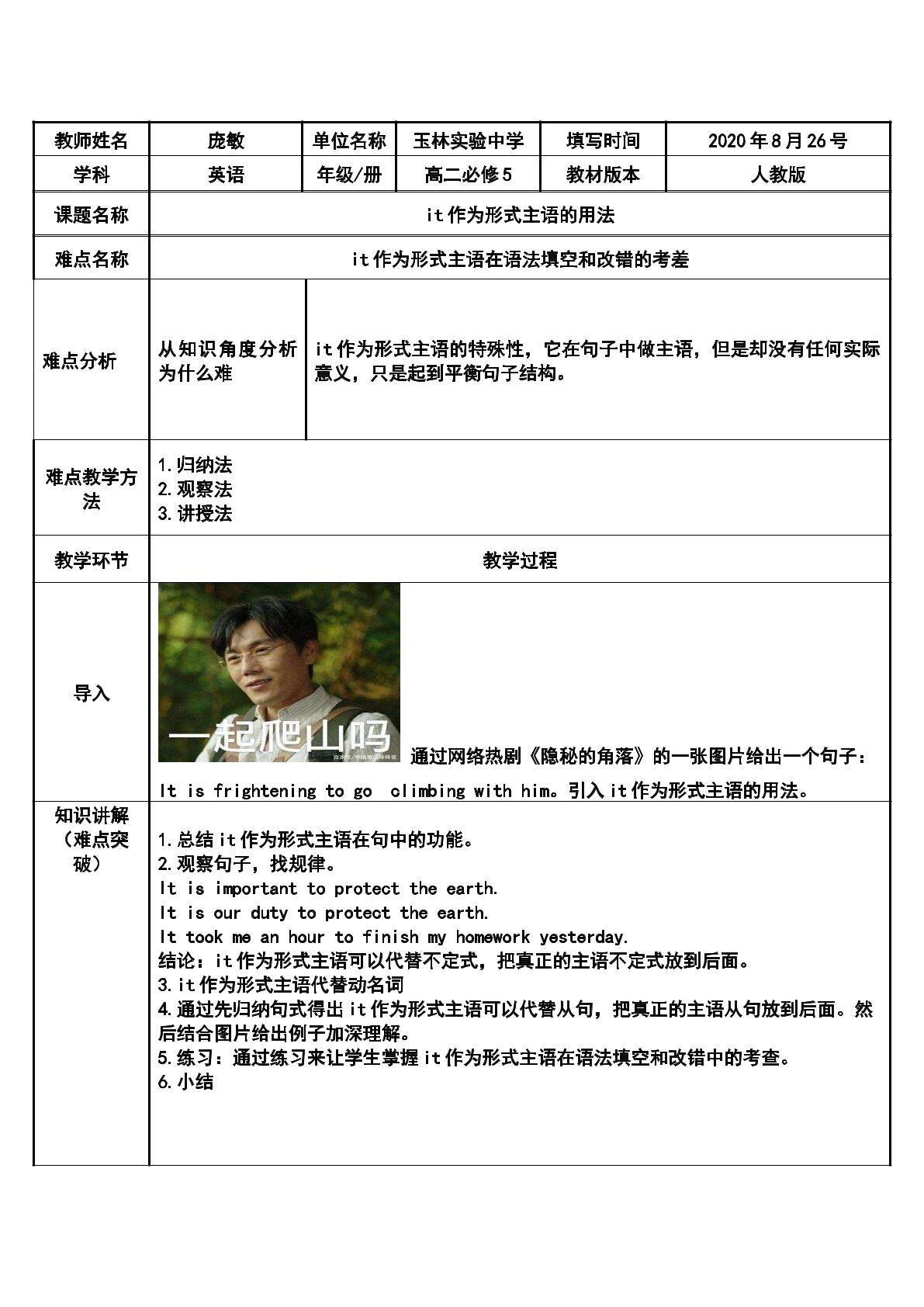it作为形式主语的用法