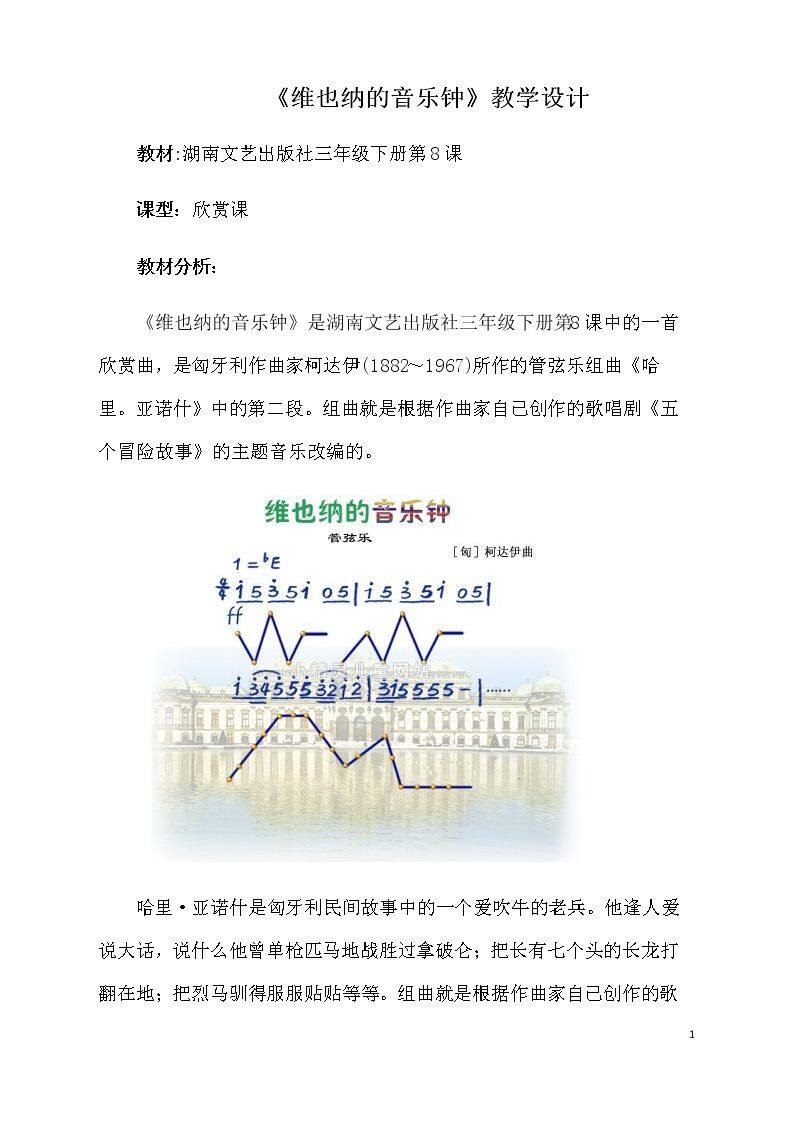 （听赏）维也纳的音乐钟