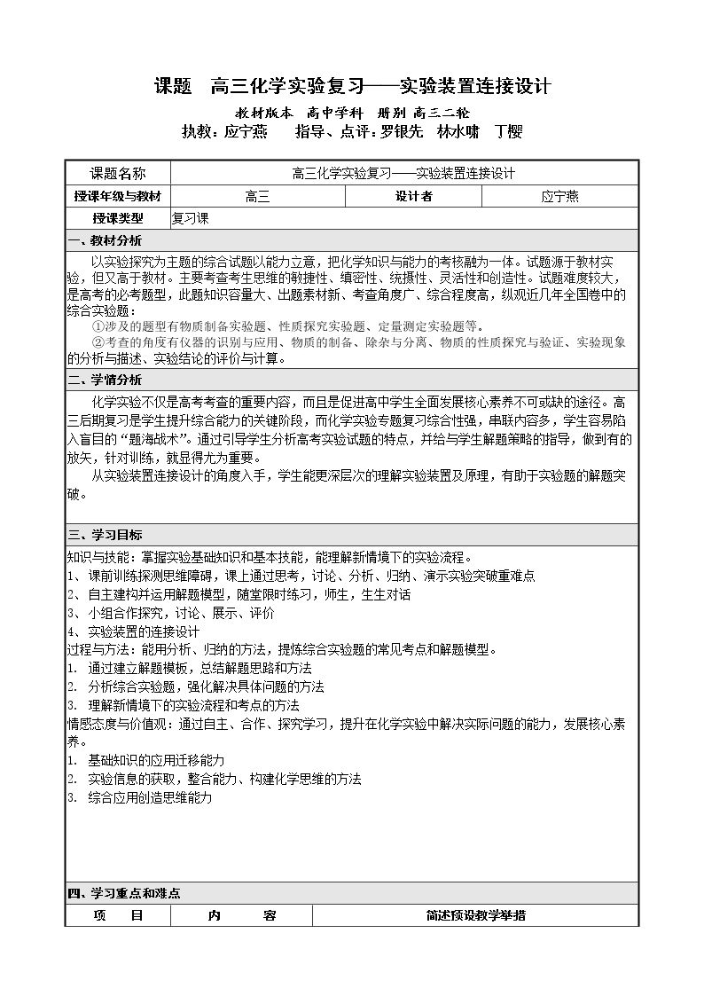 物质制备反应装置…