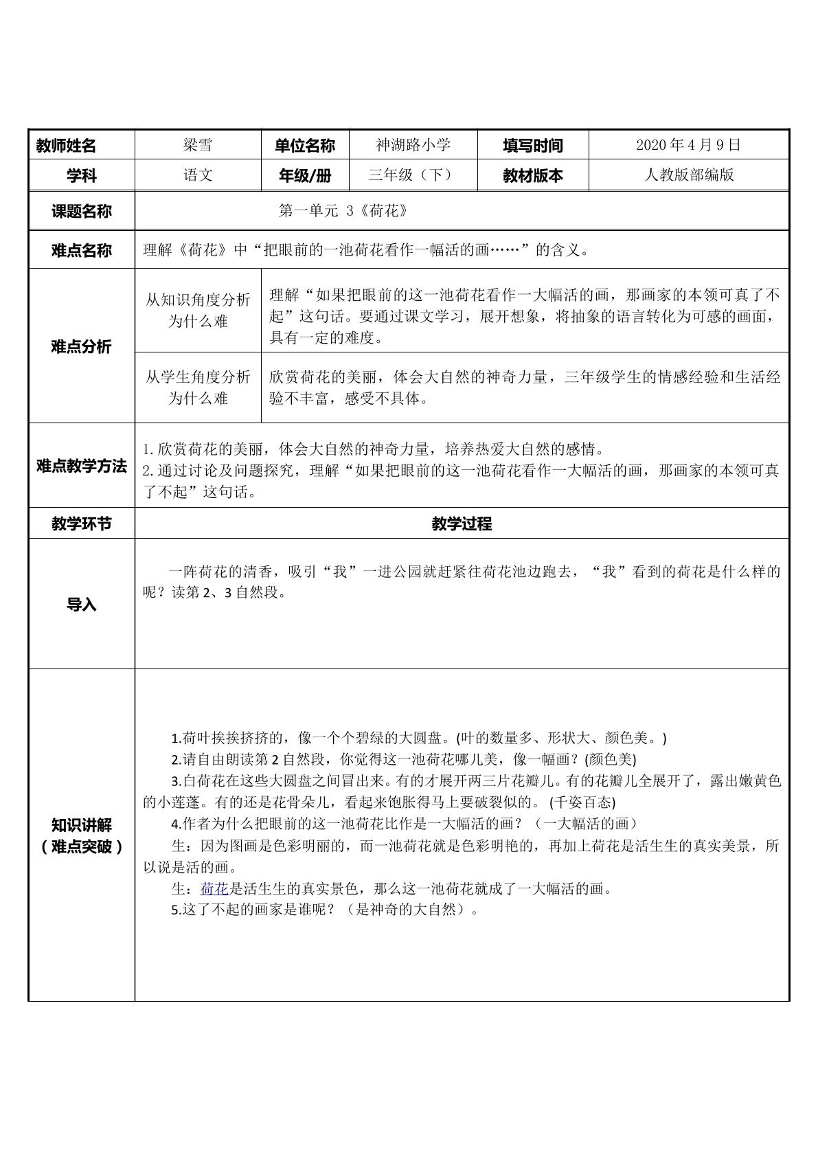 荷花