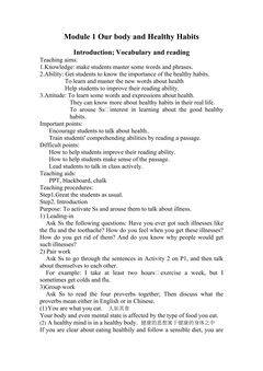 vocabulary and speaking