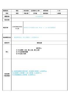 Be 动词的用法
