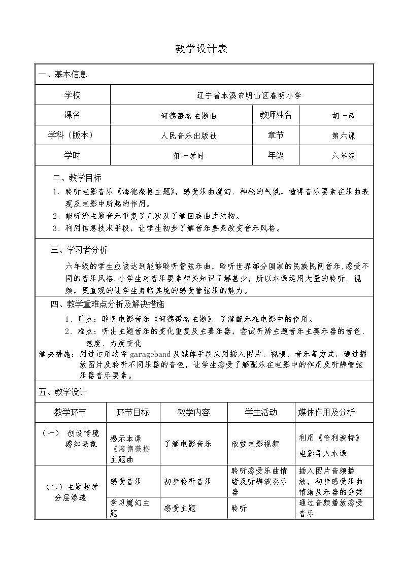 海德薇格主题