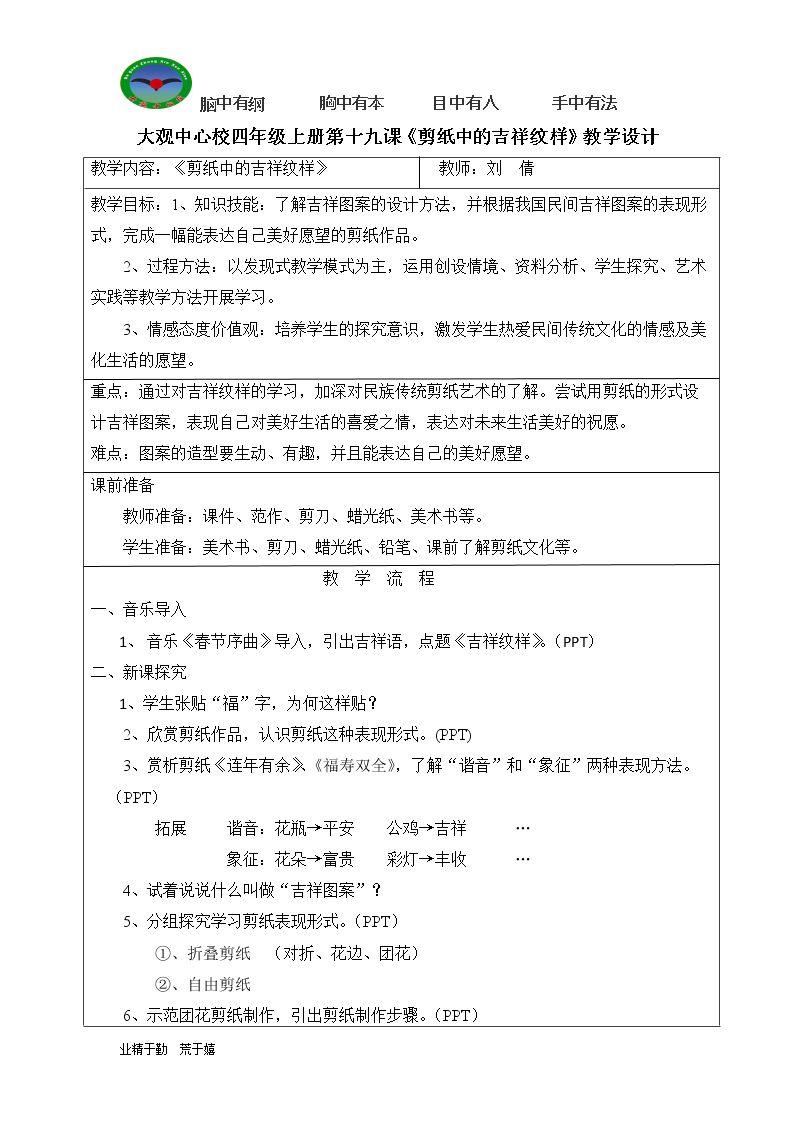 19.  剪纸中的吉祥纹样