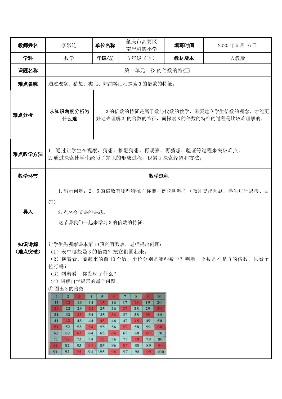 3的倍数的特征