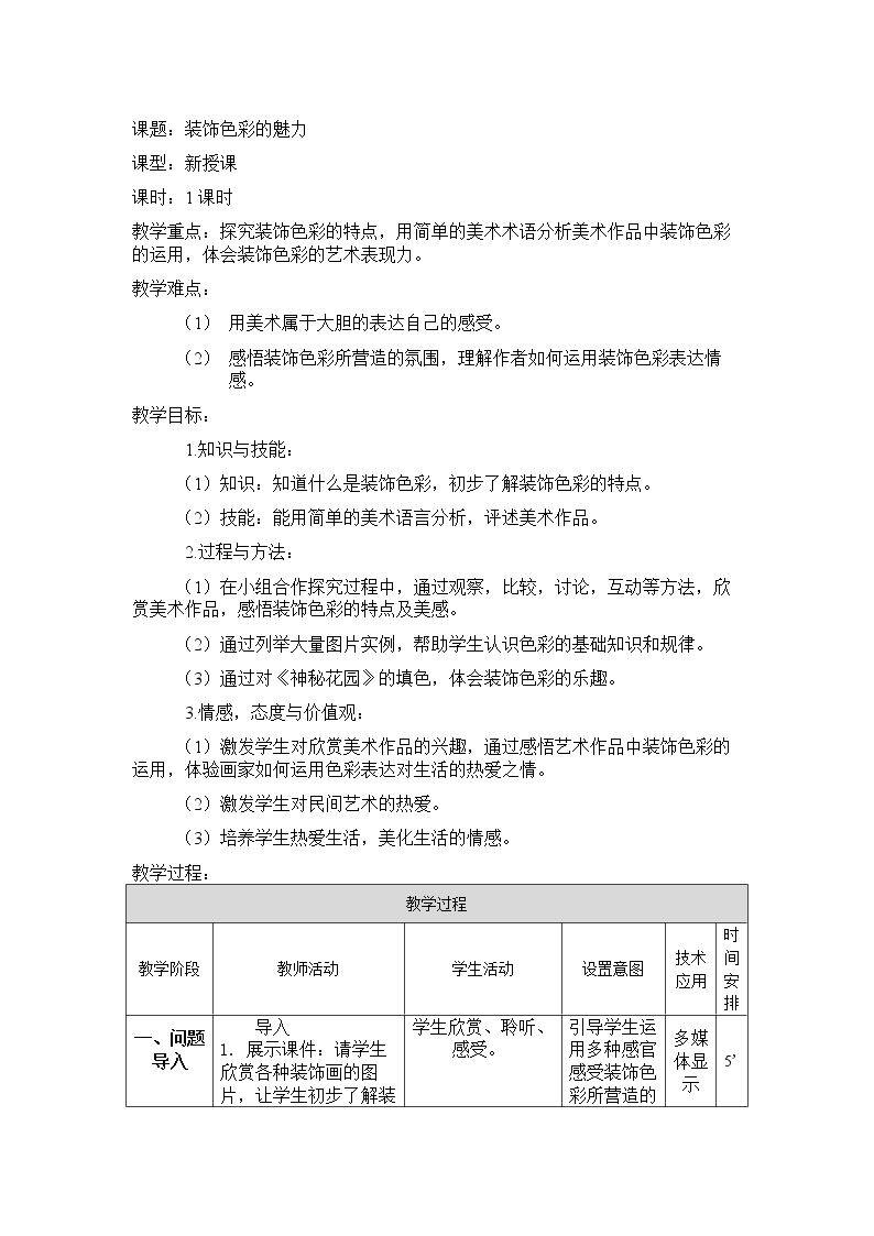 3. 装饰色彩的魅力