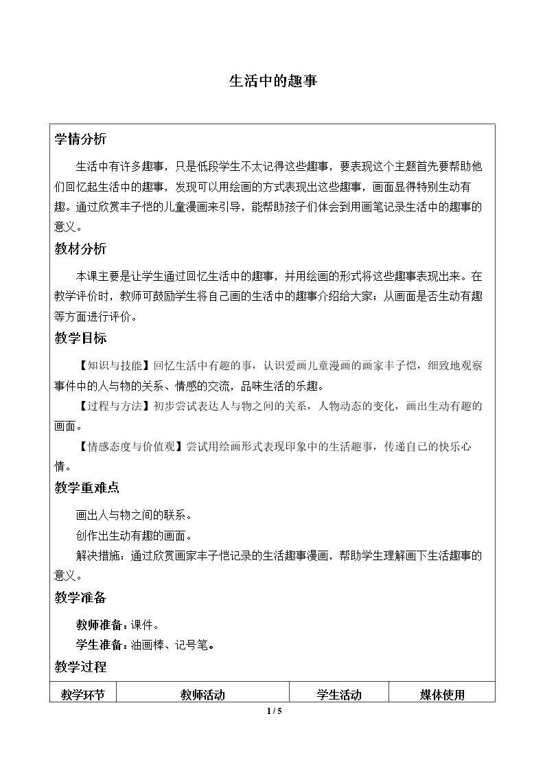生活中的趣事