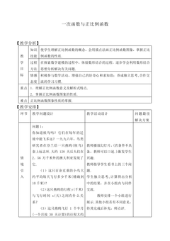 一次函数与正比例函数_教案1