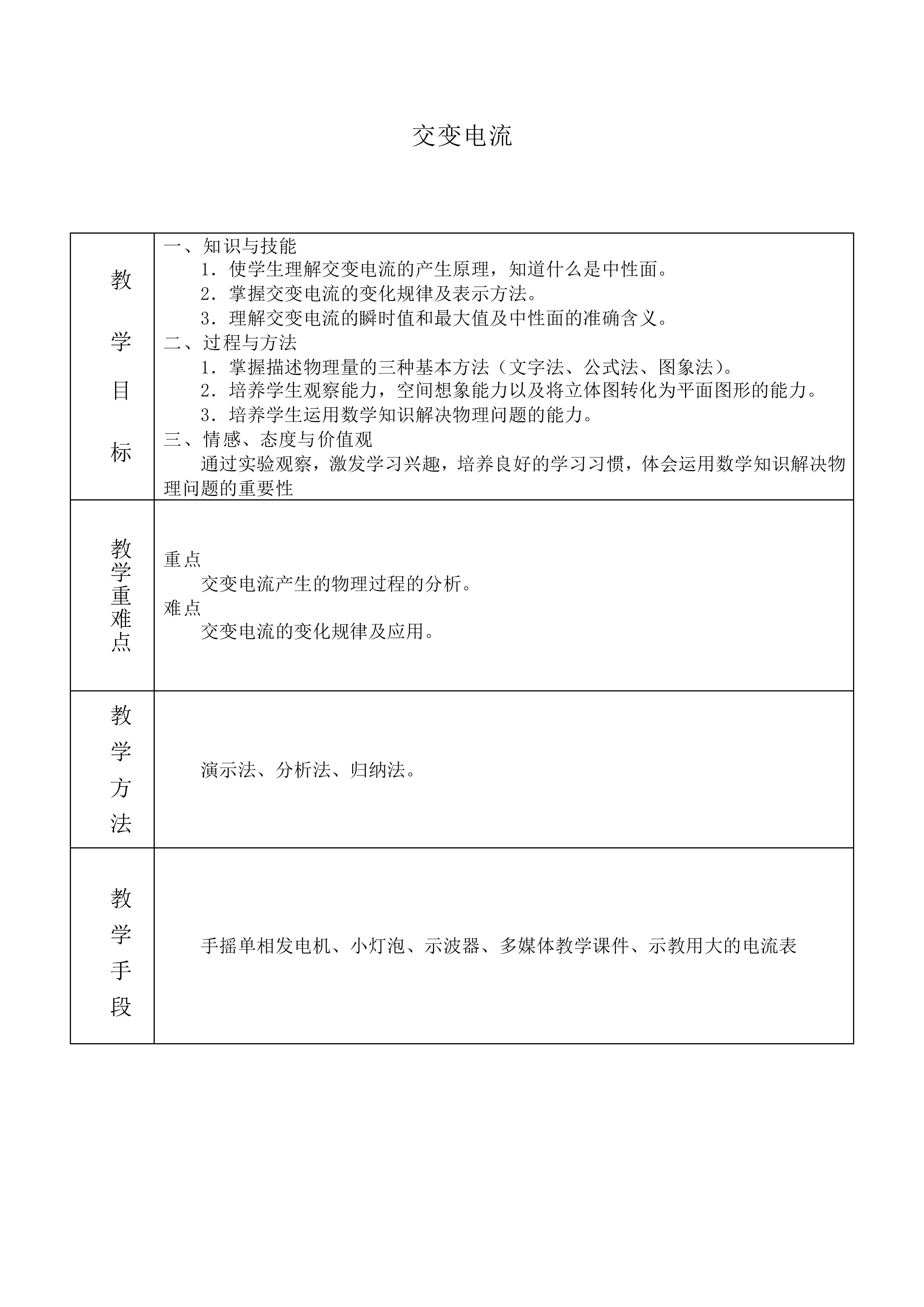 交变电流_教案6