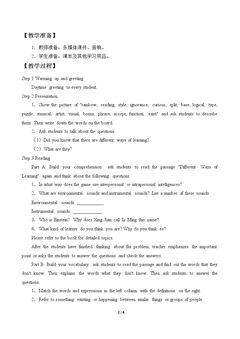 Unit 1 What Kind of Learner Am I?