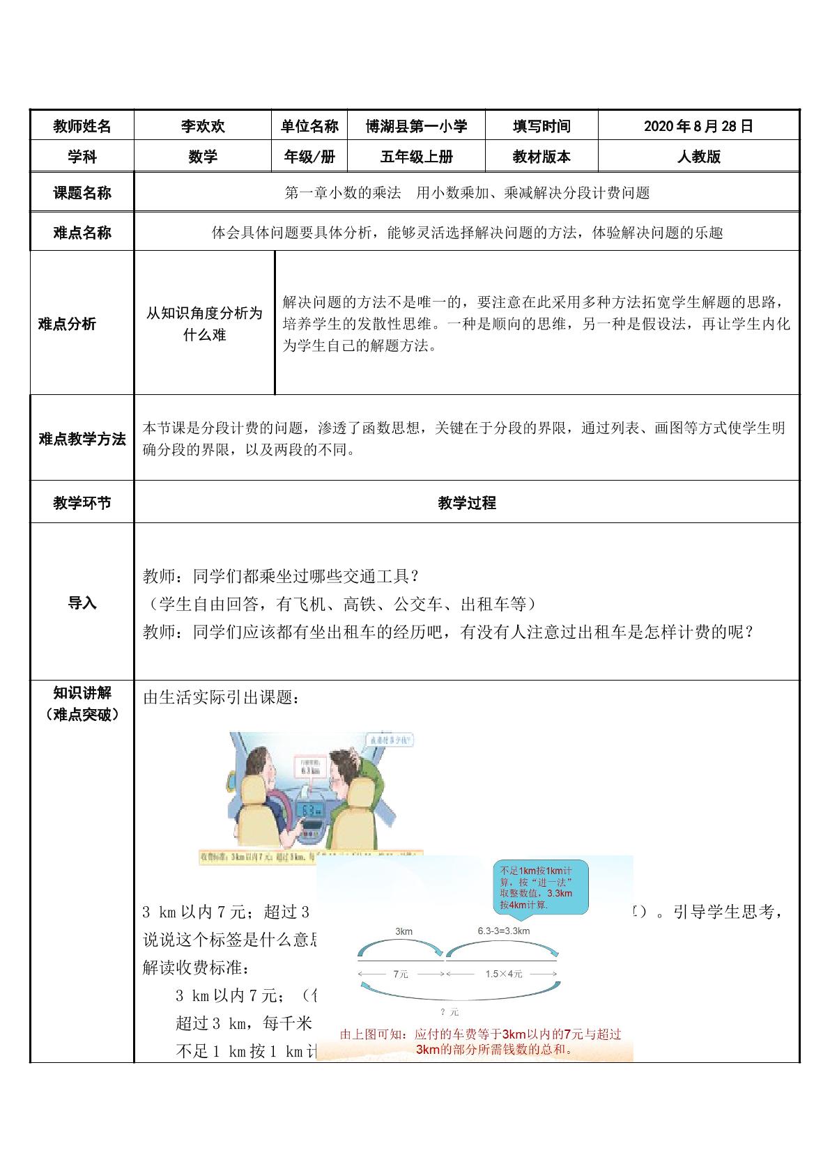 用小数乘加、乘减解决分段计费问题