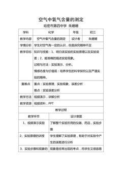 空气中氧气含量的测定