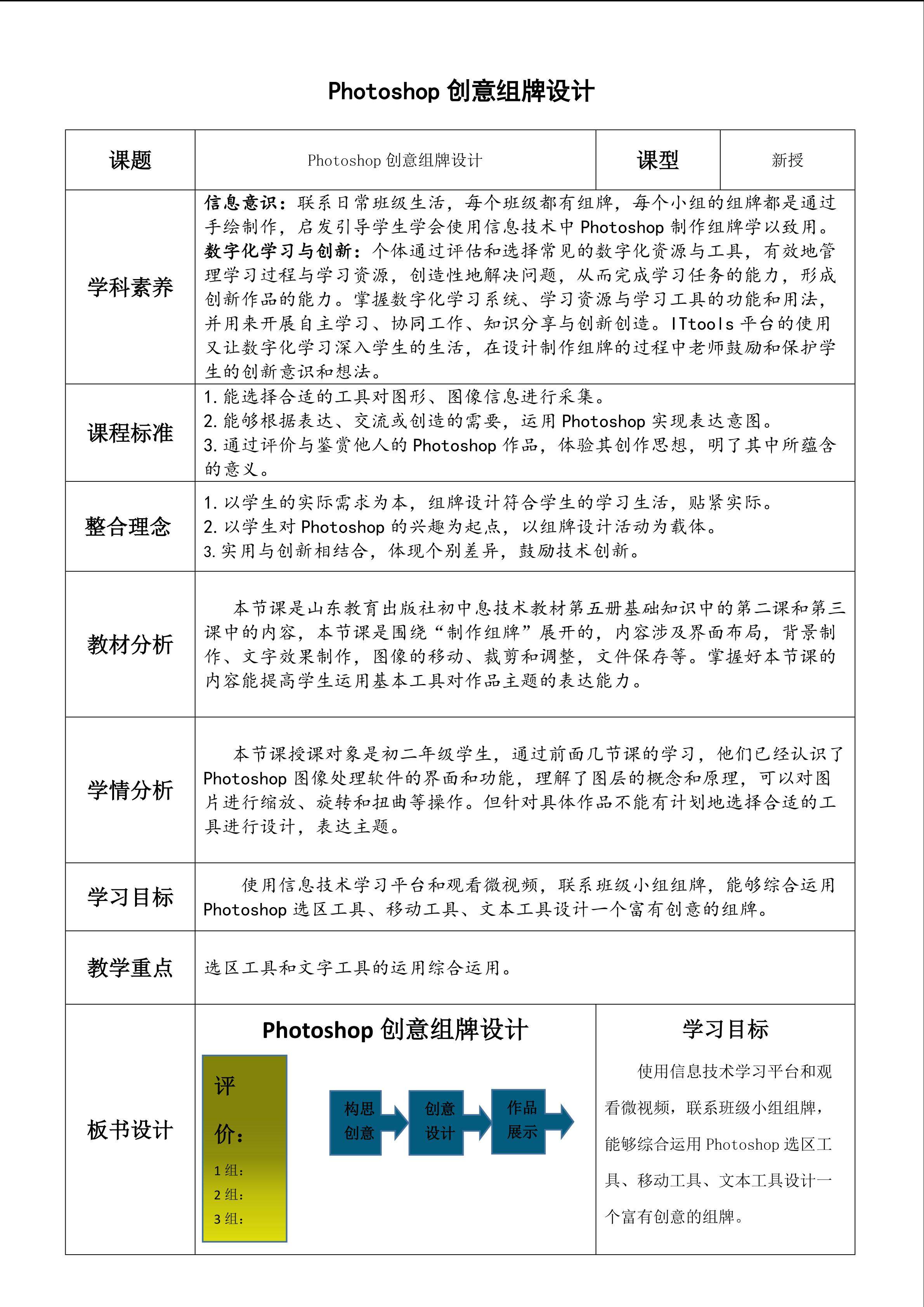 Photoshop创意组牌设计