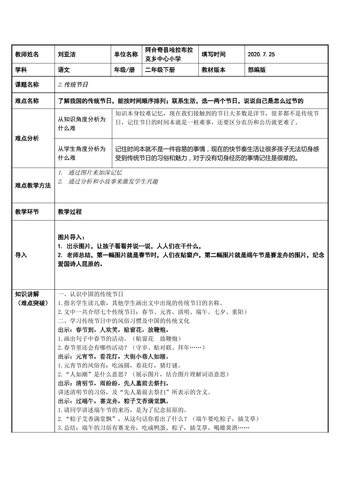 2.传统节日