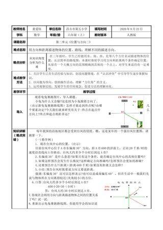  位置与方向二