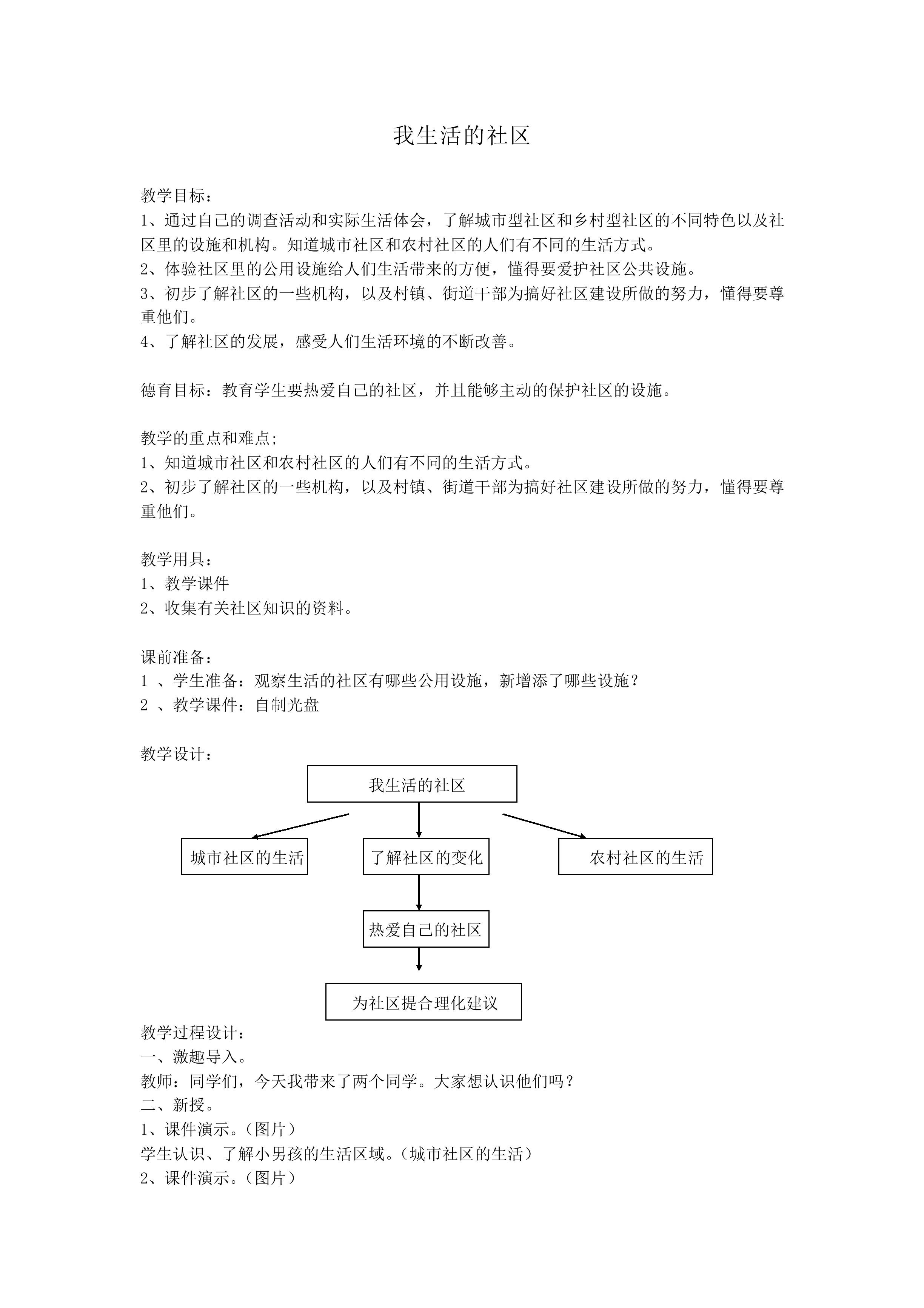 我生活的社区_教案1