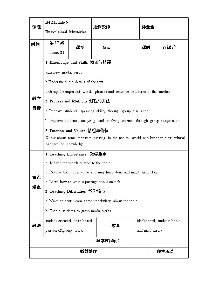 Reading and vocabulary