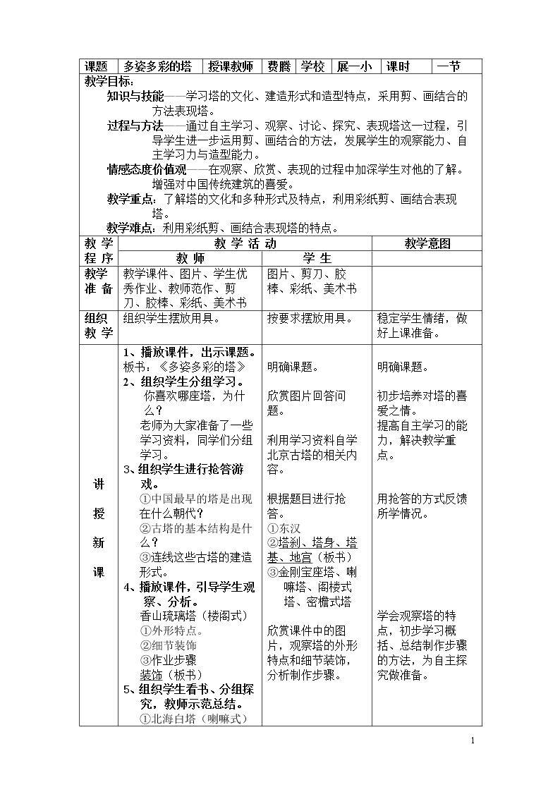 10.多姿多彩的塔