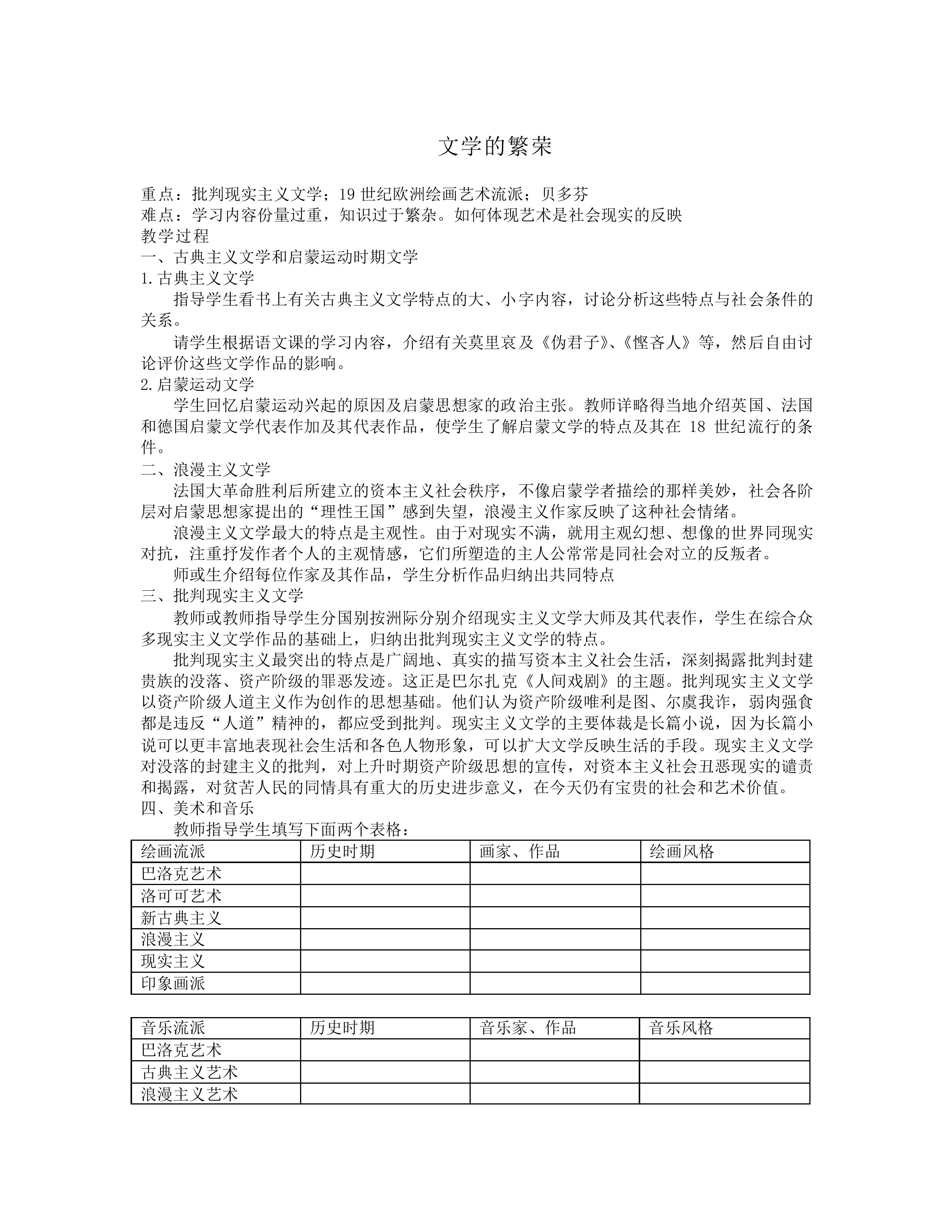 文学的繁荣_教案1