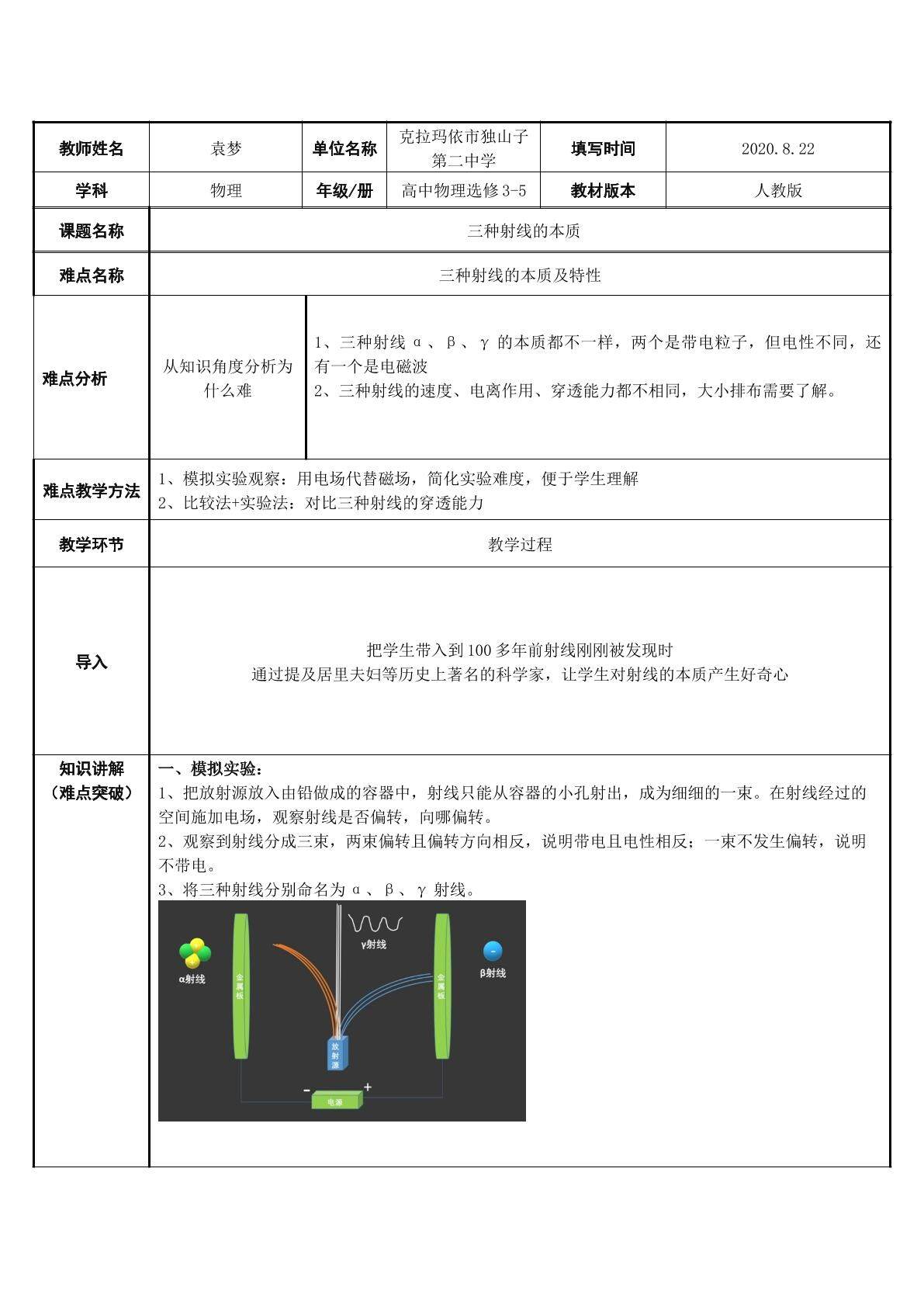 三种射线的本质：α、β、γ射线三兄弟，你们到底是什么