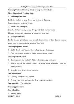 Reading and vocabulary