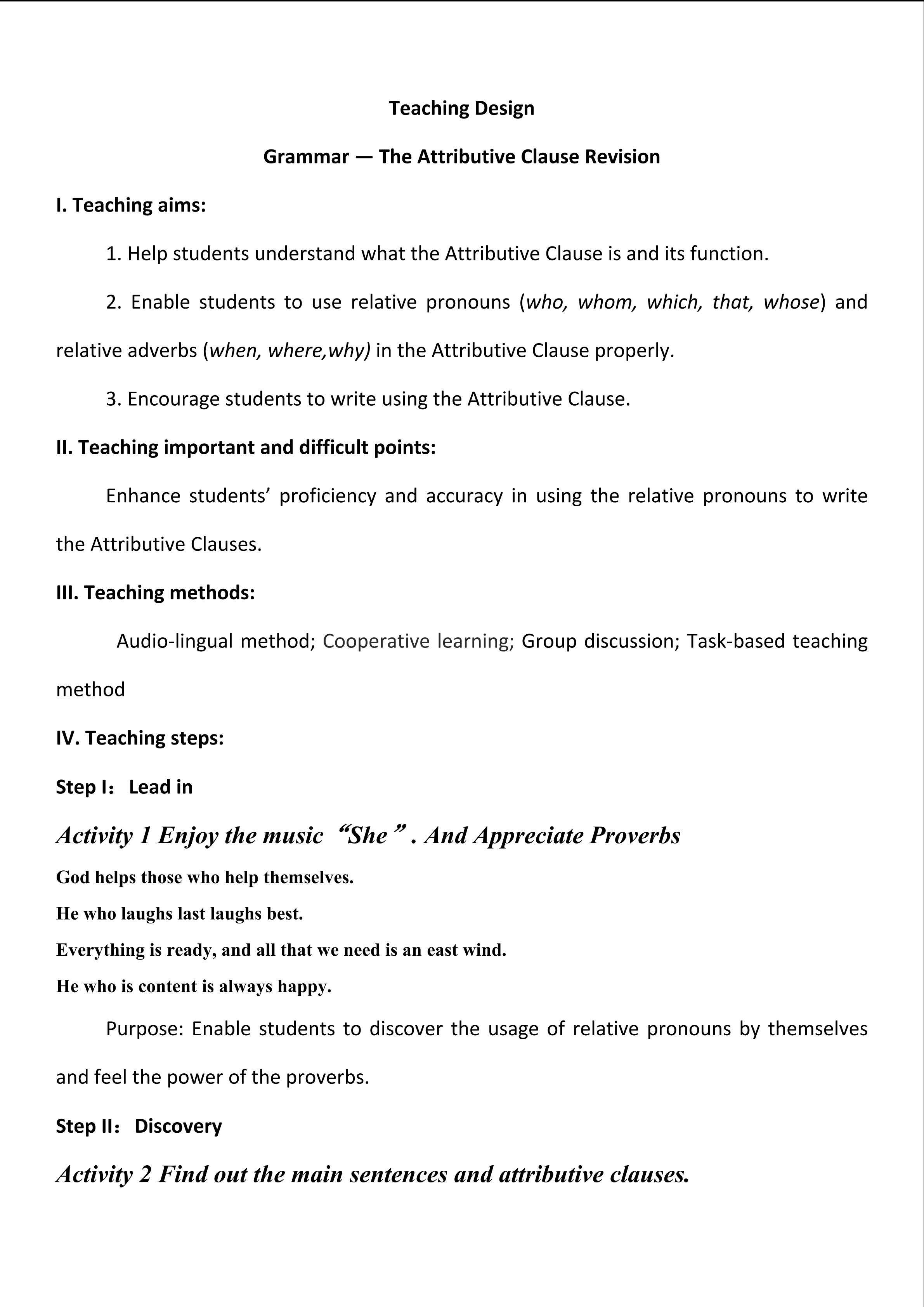 The Attributive Revision