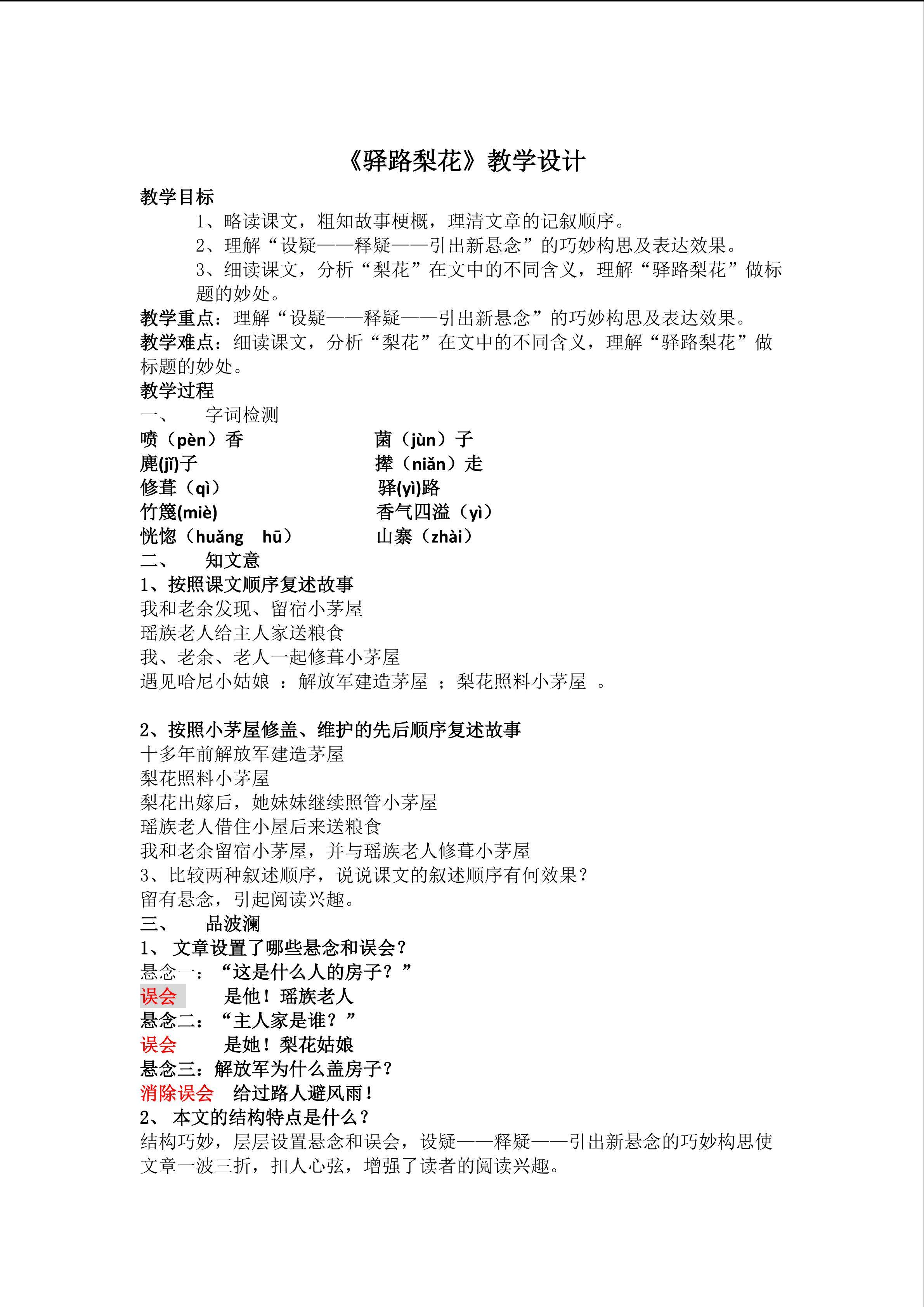 《驿路梨花》