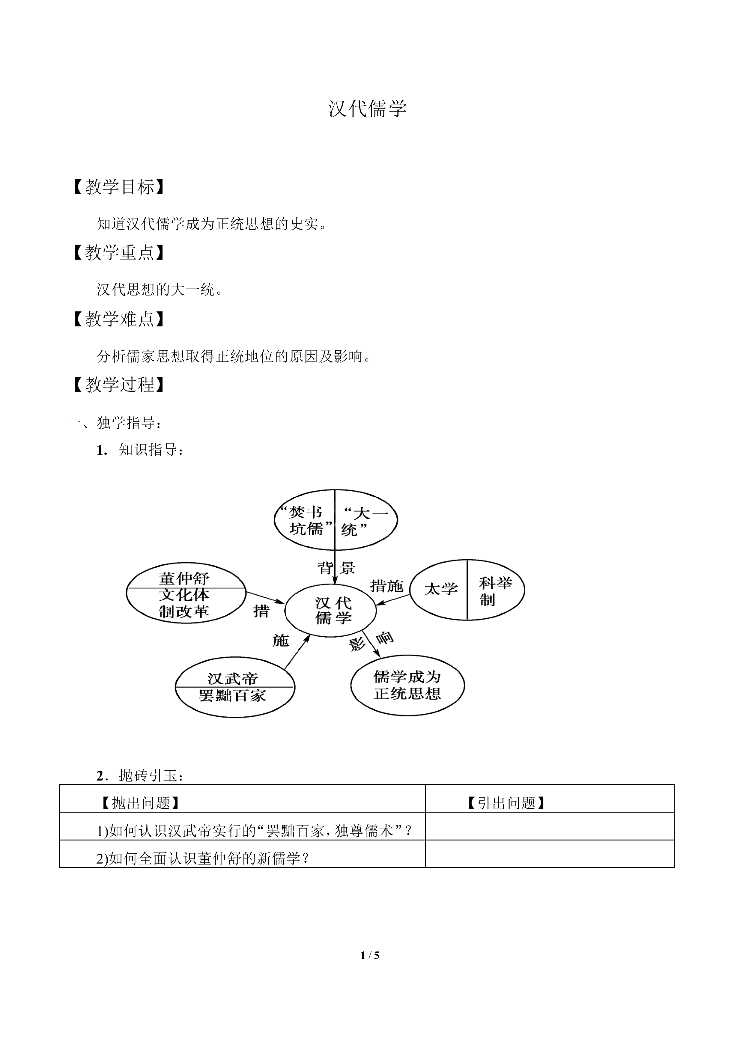 汉代儒学_教案4