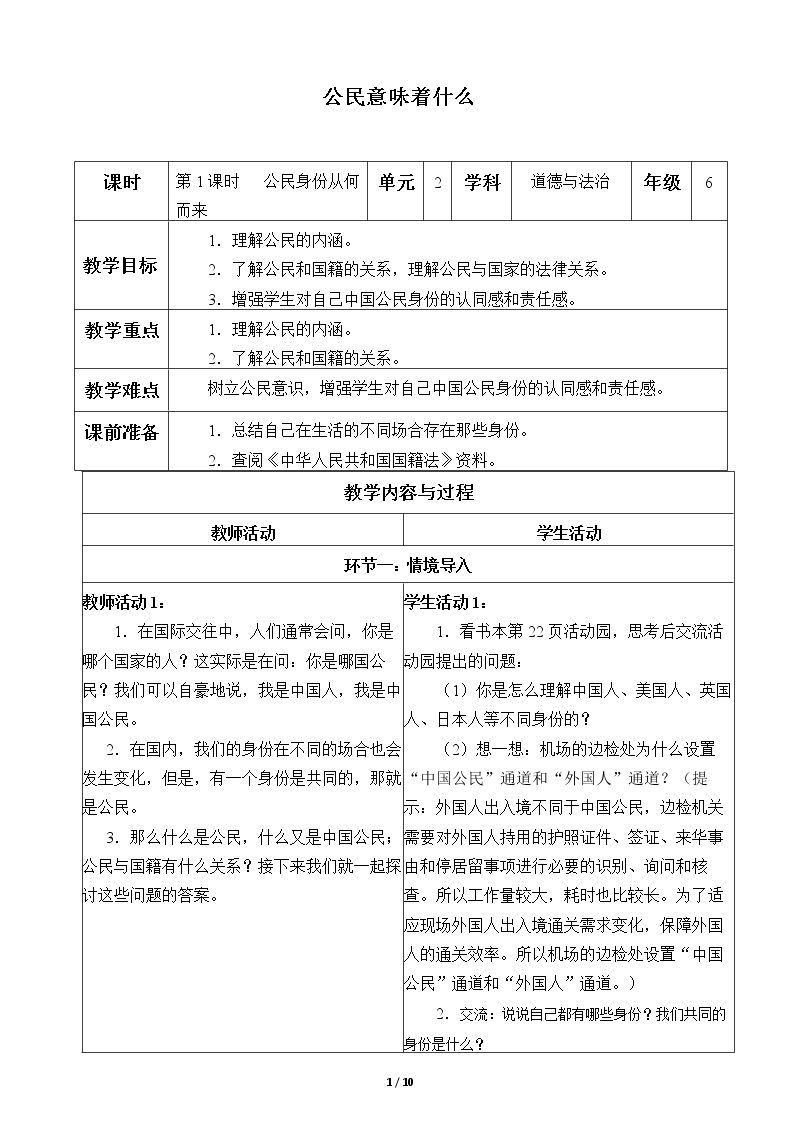 公民意味着什么