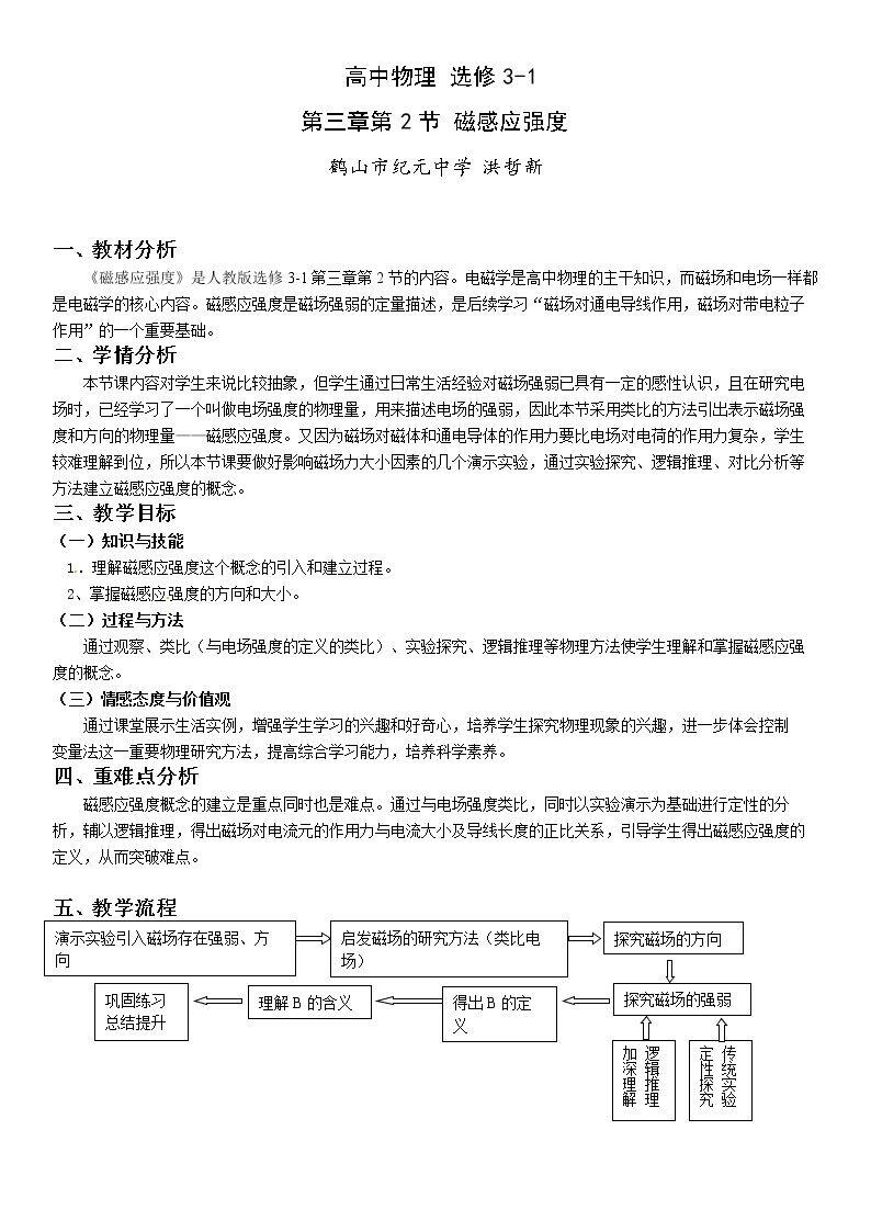 2　磁感应强度
