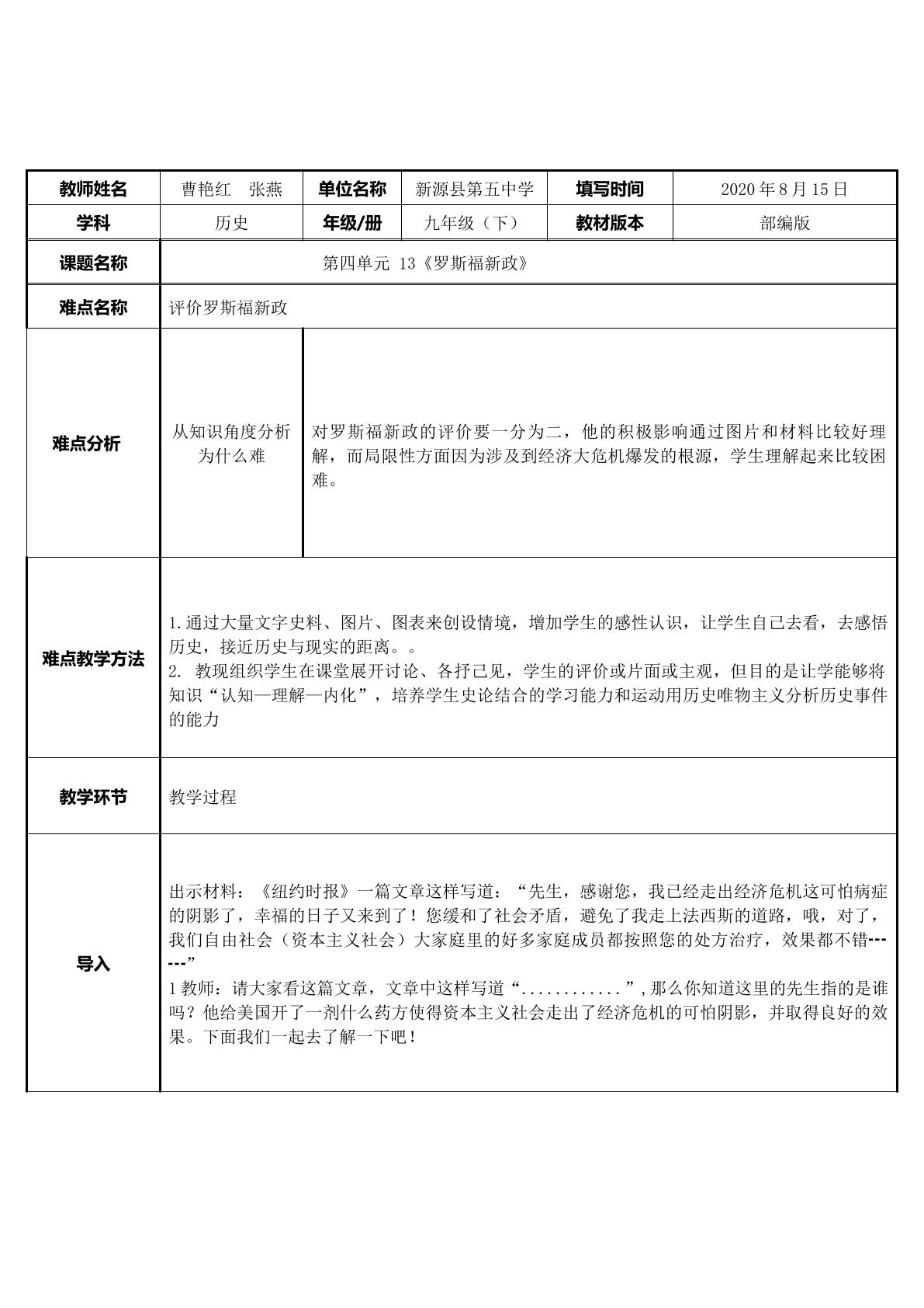 罗斯福新政