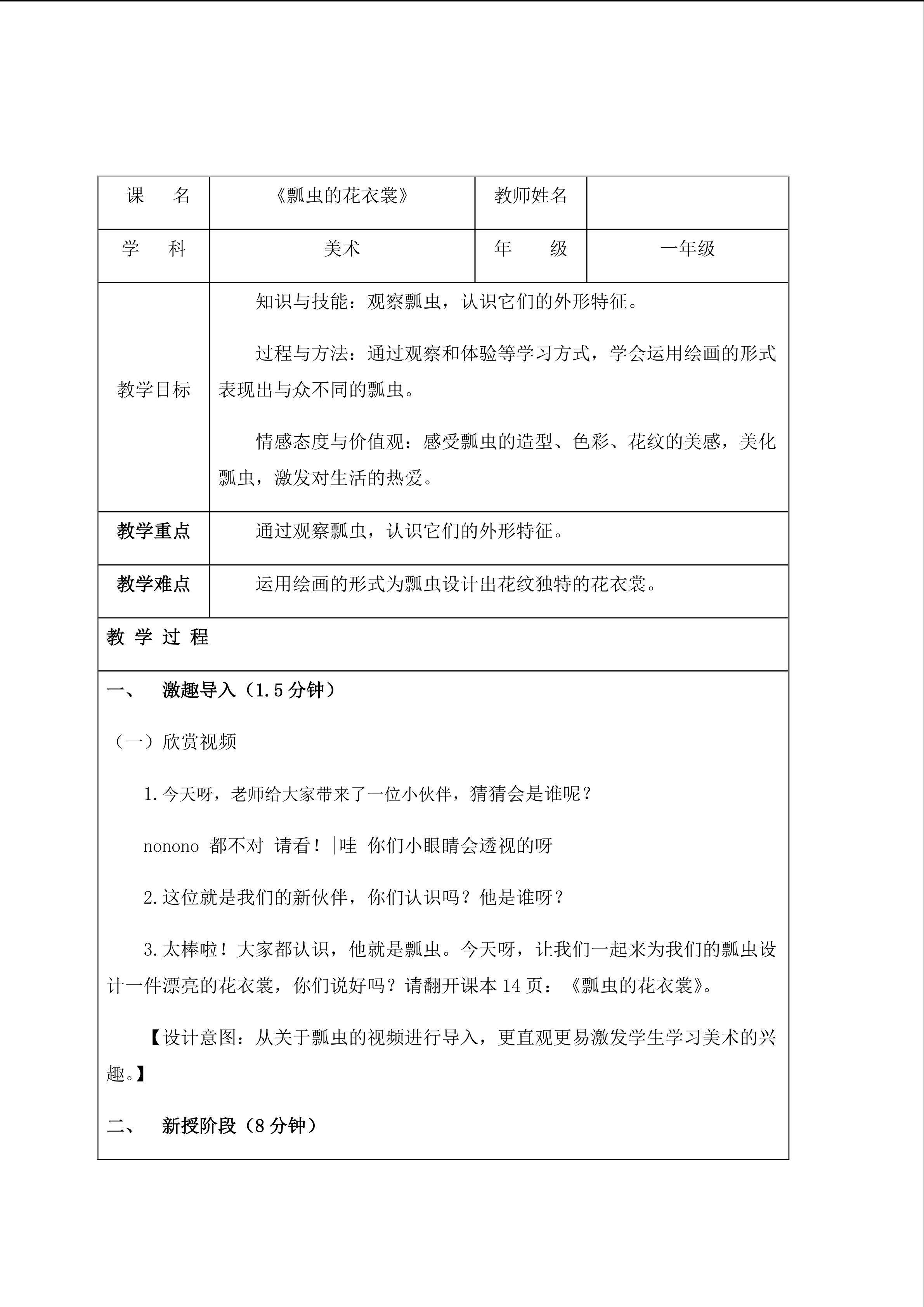 瓢虫的花衣裳