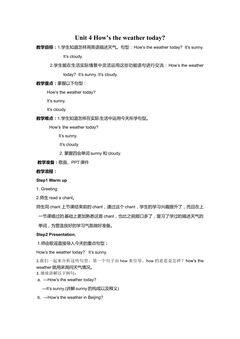 How's the weather today?