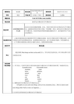 巧记可数名词和不可数名词
