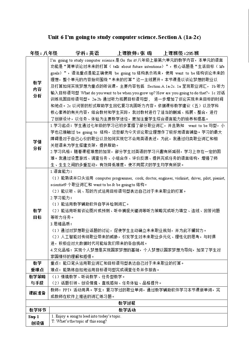 Section B 1a—1e