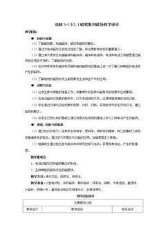 1. 磁现象  磁场
