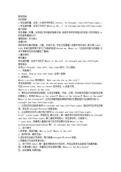 Lesson 15 In the City