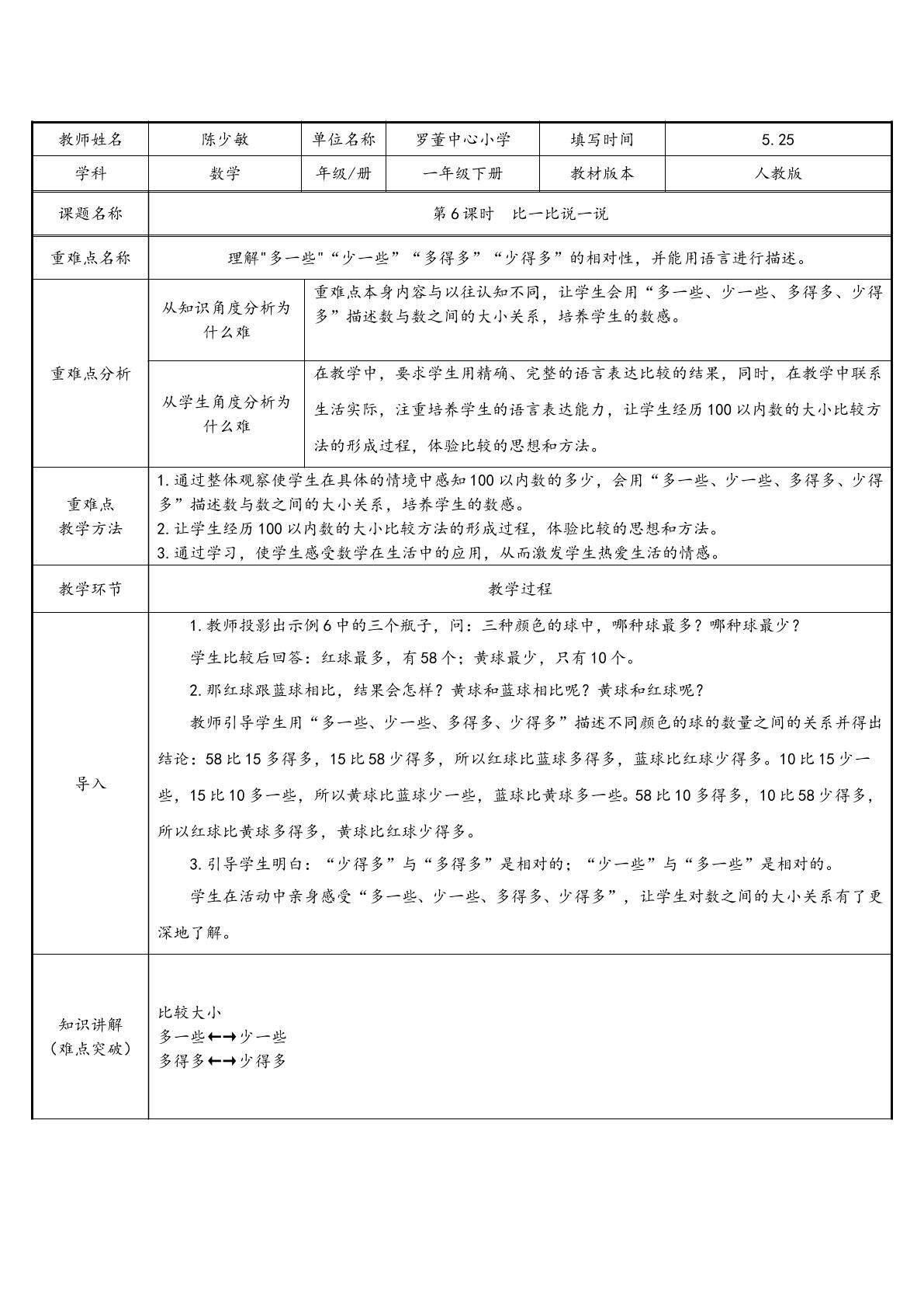 比一比说一说