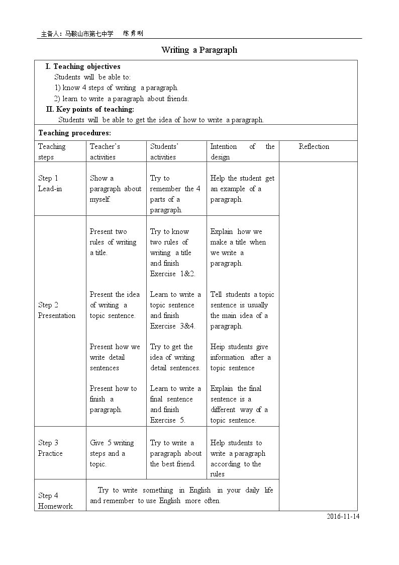 Unit 3 Language in use