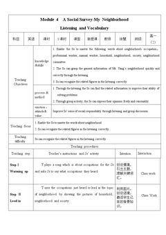 Listening and vocabulary