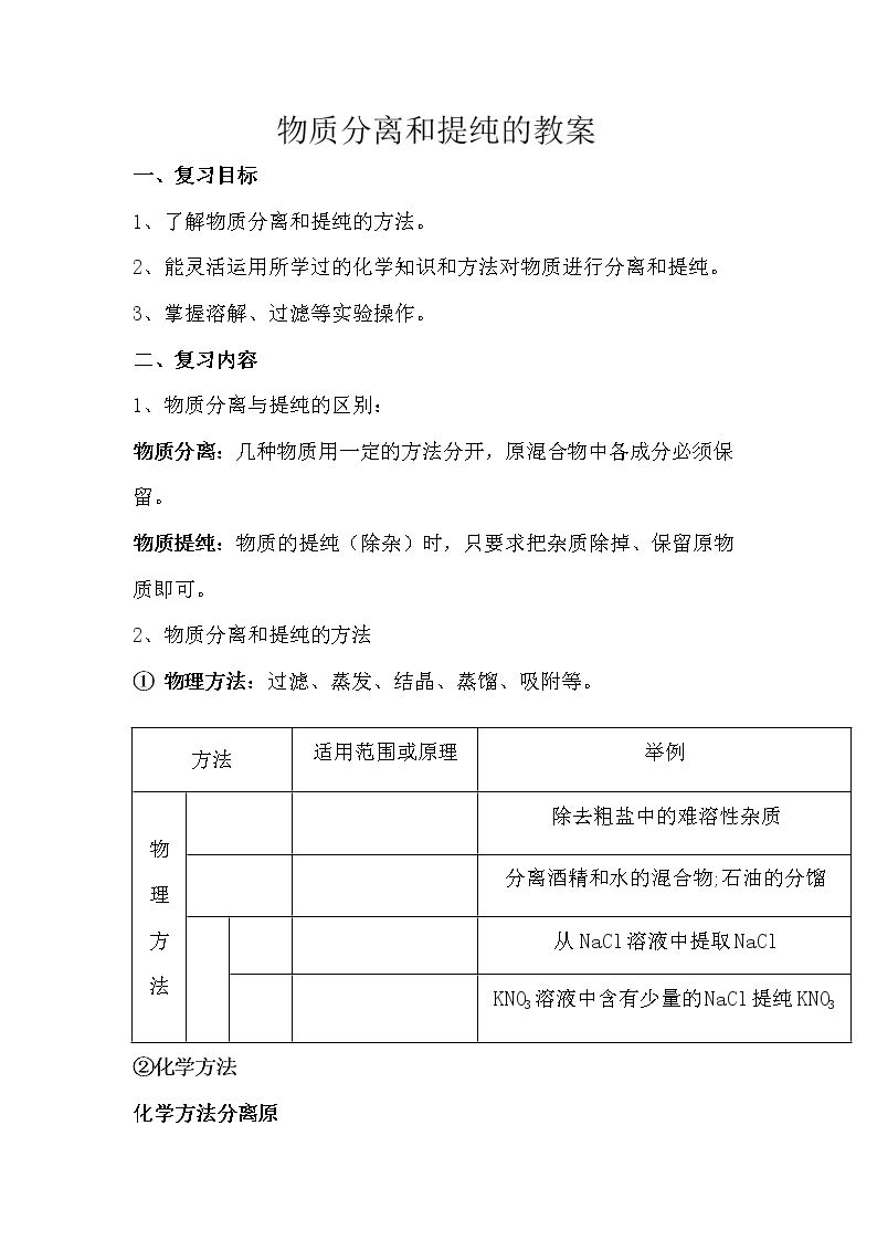 到实验室去：精盐中难溶性杂质的去除